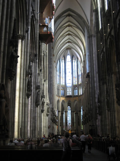 inside Koln Cathedral